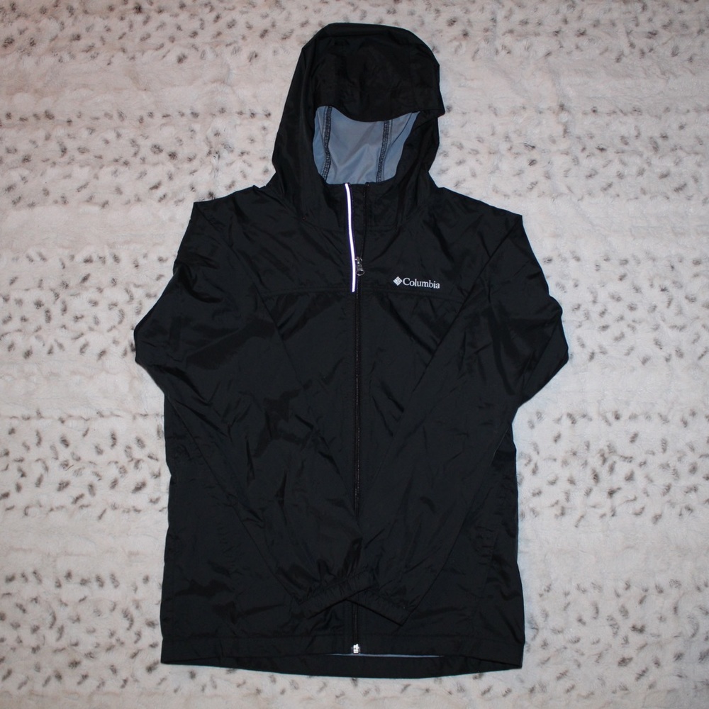 Columbia Black Rain Coat